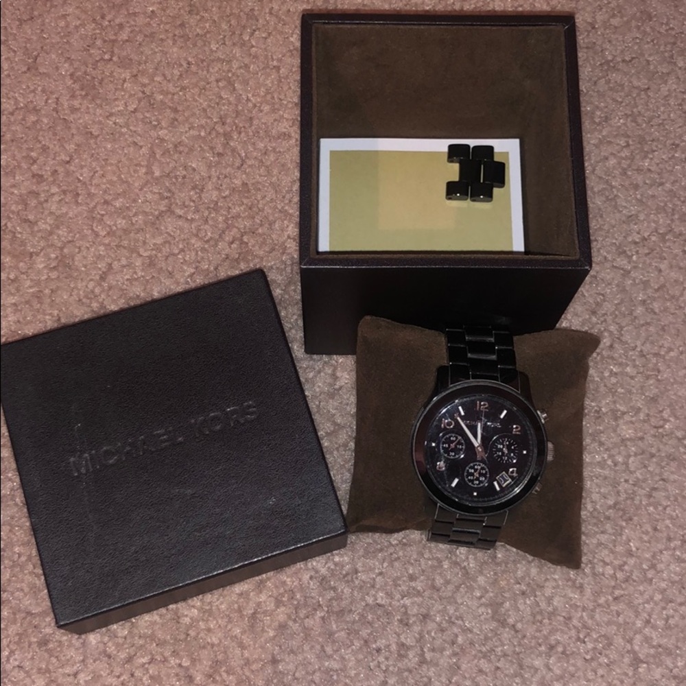 Michael Kors Black Titanium Watch